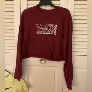 Vans cropped tee:)